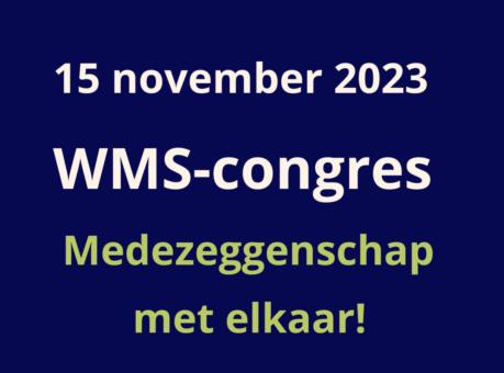 WMS-congres 15 november met workshop van Regenboogloket