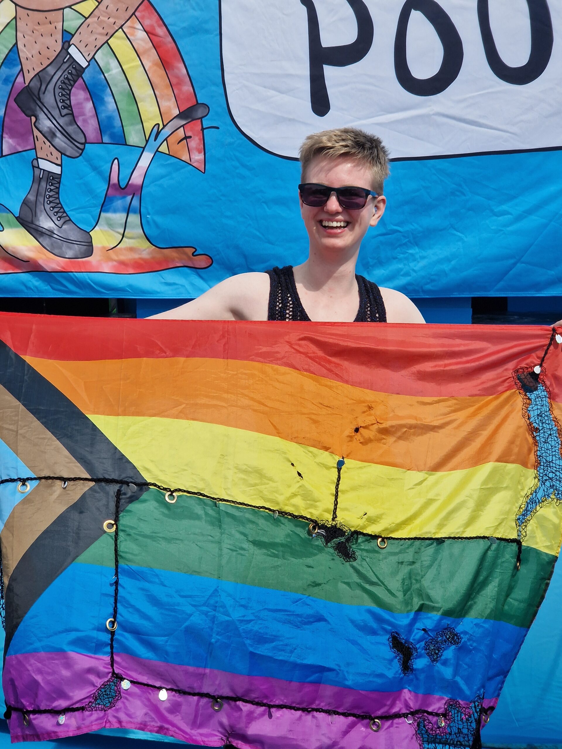 Elze tijdens de Pride