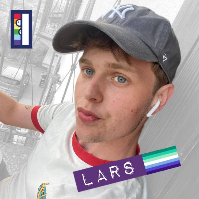 Lars - ervaringsdeskundige (thema's: homoseksualiteit, eenzaamheid, pestgedrag (op school etc), onveiligheid, coming-out, gay issues van Stichting Regenboog Loket