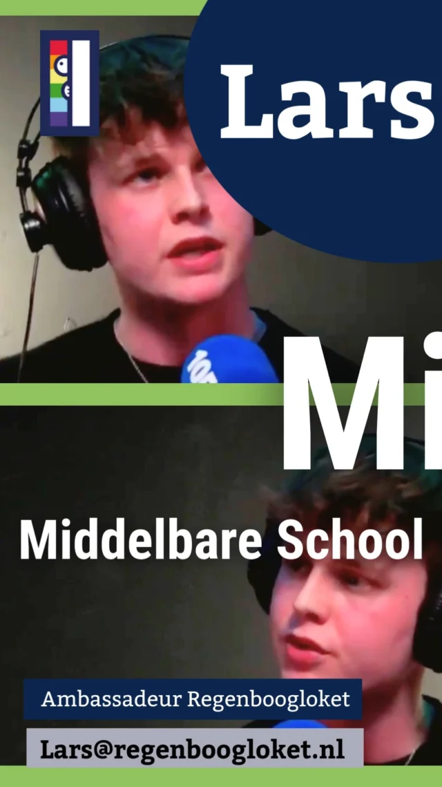 🏫 Hoe overleefde Lars de middelbare school als jongen die op andere jongens valt? Bij @queervibes.nl bespreekt Lars zijn ervaringen die hij had op de middelbare school en hoe hij omging met negatieve momenten.

Heb jij zelf last van pestgedrag? Weet dat je het niet alleen hoeft te doen. Je kunt in gesprek gaan via Regenboogloket.nl (link in bio!)
